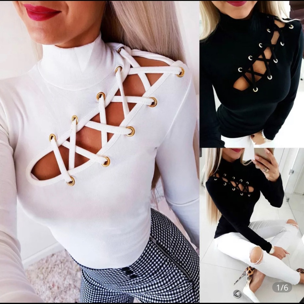 Sexy top . Stretch material. Available in SMLXL